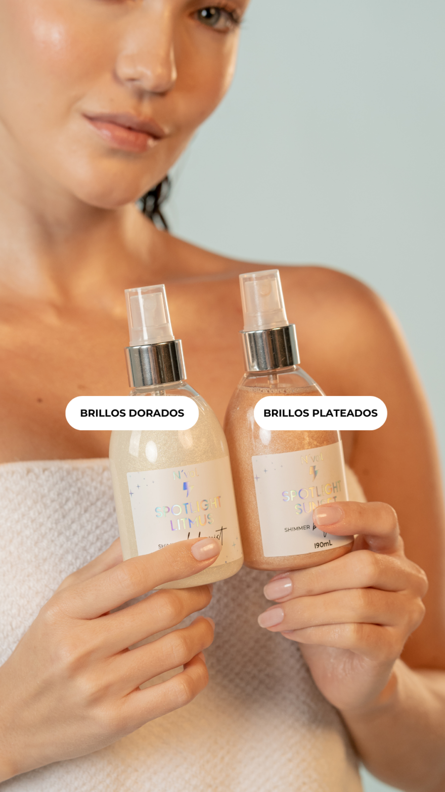 SHIMMER BODY MIST SPOTLIGHT LITMUS (BRILLOS DORADOS) - Imagen 6